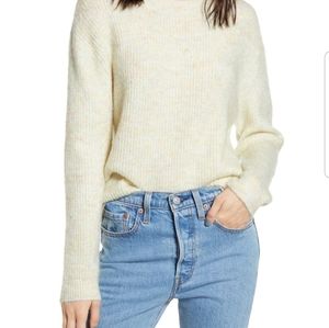 BP. Marl Pullover Ivory Sweater XS NWT